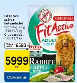 Tesco FitActive száraz kutyaeledel ajánlat