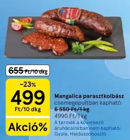 Tesco Mangalica parasztkolbász ajánlat