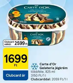 Tesco Carte d'Or gelkrém ajánlat