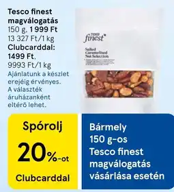 Tesco Tesco finest magválogatás ajánlat