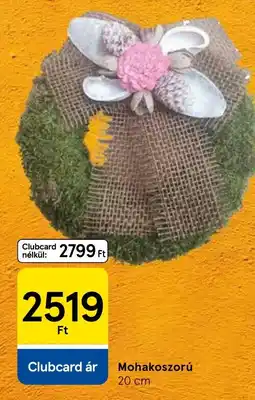 Tesco Mohakoszorú ajánlat