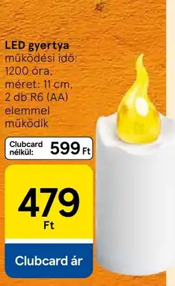 Tesco Led gyertya ajánlat