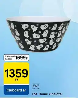 Tesco F&F Home tál ajánlat