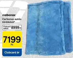Tesco carbonax autós törölköző ajánlat