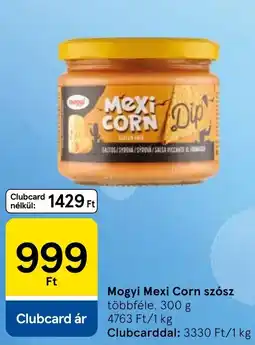 Tesco Mogyi Mexi Corn szósz ajánlat