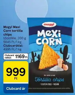 Tesco Mogyi Mexi Corn tortilla chips ajánlat