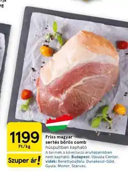 Tesco Friss magyar sertés bőrös comb ajánlat