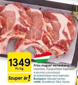 Tesco Friss magyar sertéskaraj ajánlat