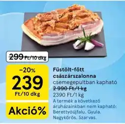 Tesco Füstölt-főtt császárszalonna ajánlat