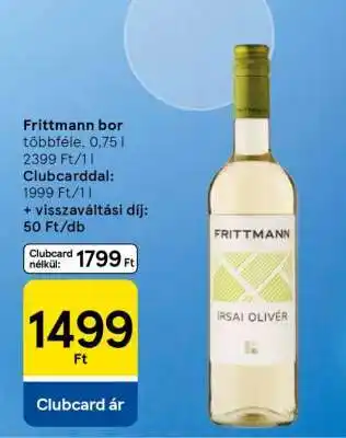 Tesco Frittmann bor ajánlat