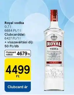 Tesco ROYAL Vodka ajánlat