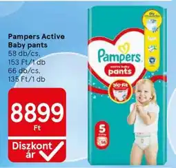 Tesco Pampers Active Baby Pants ajánlat