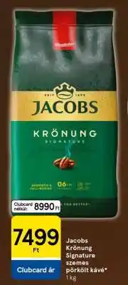 Tesco Jacobs Krönung Signature szemes pörkölt kávé ajánlat