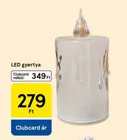 Tesco LED gyertya ajánlat
