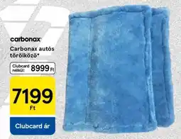 Tesco carbonax Autós törölköző ajánlat