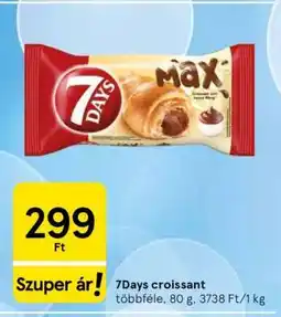 Tesco 7days croissant ajánlat