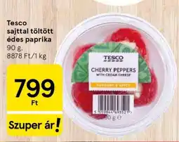 Tesco Tesco sajttal töltött édes paprika ajánlat