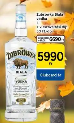 Tesco ZUBROWKA Biala vodka ajánlat