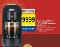 Tesco Tchibo CAFISSIMO NOW BLACK kapszulás kávéfőző ajánlat