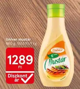 Tesco UNIVER Mustár ajánlat
