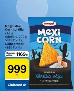 Tesco Mogyi Mexi Corn Tortilla chips ajánlat