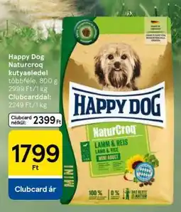 Tesco Happy Dog Naturcroq kutyaeledel ajánlat