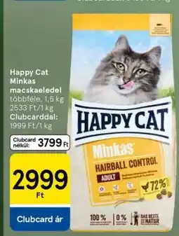 Tesco HAPPY CAT Minkas macskaeledel ajánlat