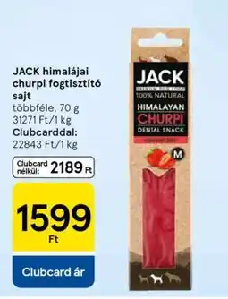 Tesco JACK Himalájai Churpi Fogtisztító Sajt ajánlat