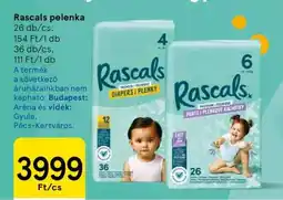 Tesco Rascals pelenka ajánlat