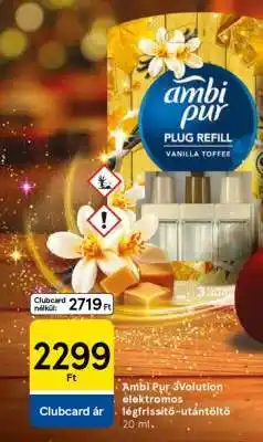 Tesco Ambi Pur 3Volution elektromos légfrissítő-utántöltő ajánlat