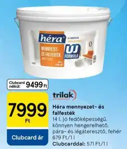 Tesco Héra mennyezet- és falfesték ajánlat