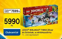 Tesco LEGO NINJAGO 71863 Zilvar és Grimtak, a sárkányszörny ajánlat