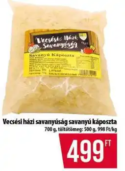 Coop Vecsési házi savanyúság savanyú káposzta ajánlat