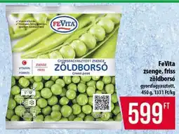 Coop FeVita zöldborsó ajánlat