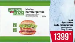 Coop Coop Gyorsan kész marha hamburgerhús ajánlat