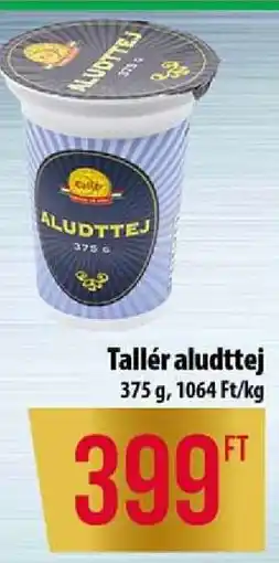 Coop Tallér aludttej ajánlat