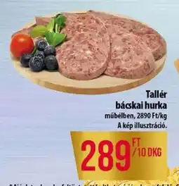 Coop Tallér bácskai hurka ajánlat