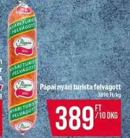 Coop Pápai nyári turista felvágott ajánlat
