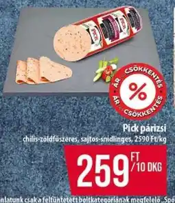 Coop PICK Párizsi ajánlat