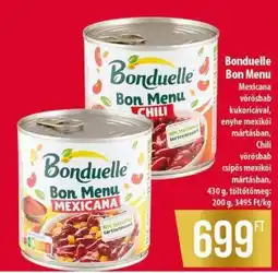 Coop Bonduelle Bon menu ajánlat
