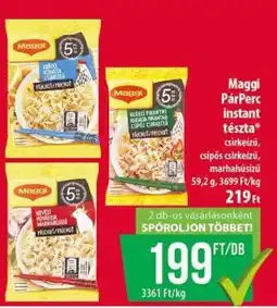 Coop MAGGI Párperc Instant Tészta ajánlat