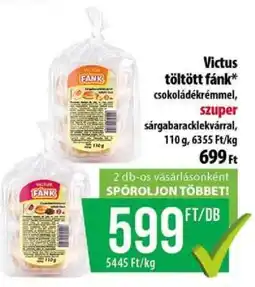 Coop Victus töltött fánk ajánlat