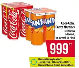 Coop Coca-Cola, Fanta Narancs ajánlat
