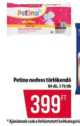 Coop Petino nedves törlőkendő ajánlat