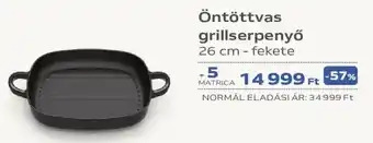 Auchan Öntöttvas grillserpenyő ajánlat