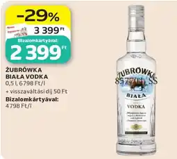 Auchan Zubrowka biala vodka ajánlat