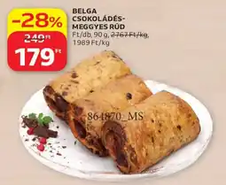 Auchan Belga csokoládés-meggyes rúd ajánlat