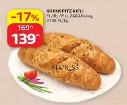 Auchan Kornspitz kifli ajánlat