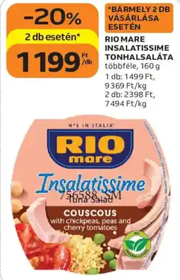 Auchan Rio mare insalatissime ajánlat