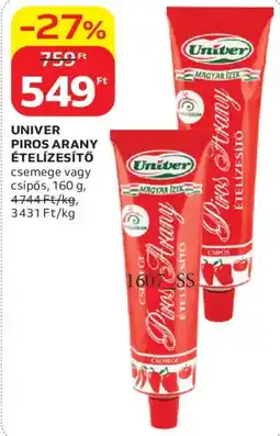 Auchan Univer ételízesítő ajánlat